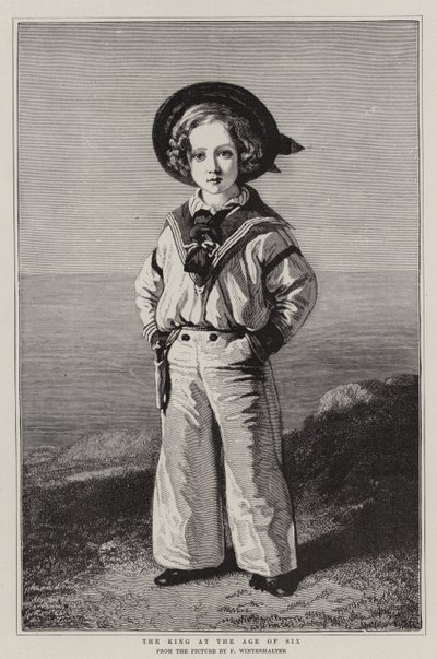 Kongen i en alder av seks av Franz Xaver Winterhalter