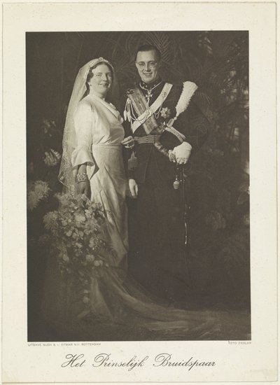 Portrett av Juliana, dronning av Nederland, og Bernhard van Lippe-Biesterfeld av Franz Ziegler