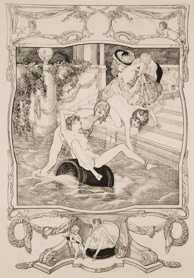 Samling av galante og erotiske fantasier. av Franz von Bayros