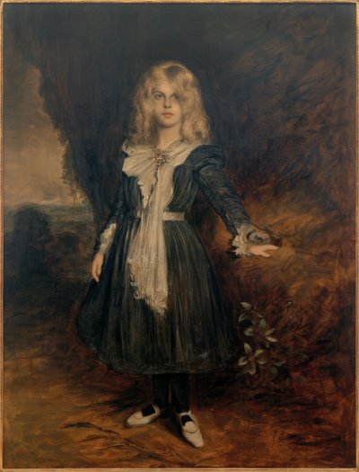 Portrett av datteren Marion av Franz von Lenbach