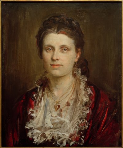 Portrett av en dame av Franz von Lenbach