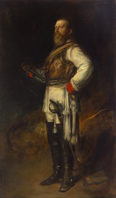 Friedrich Wilhelm Kronprins av Preussen, som Friedrich III. tysk keiser av Franz von Lenbach