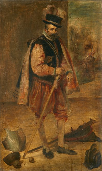 Hoffnarr hos Filip IV av Spania, kopi etter Velázquez