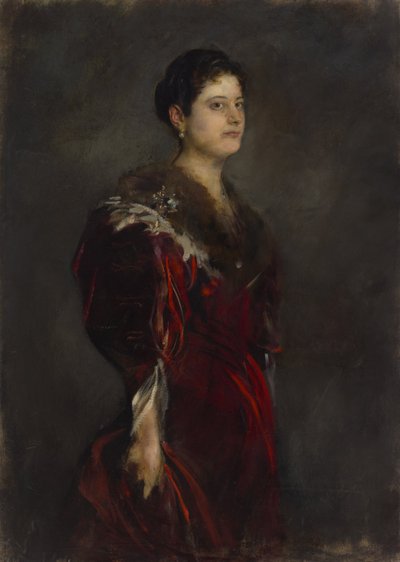 Marie Baronin Harkányi av Franz von Lenbach