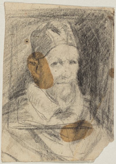 Pave Innocens X etter Velázquez av Franz von Lenbach