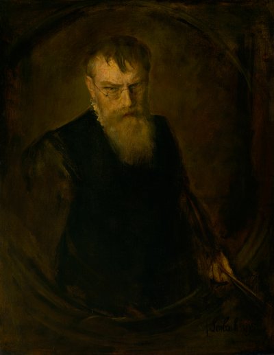 Selvportrett av Franz von Lenbach