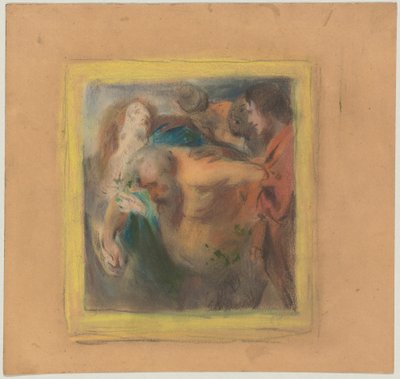 Beruset Silenos; etter Rubens, fri variasjon av Franz von Lenbach