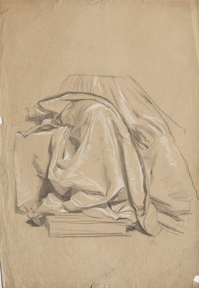 Draperiestudie av Franz von Matsch