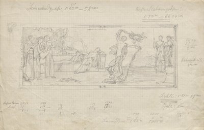 Danser på en gammel gresk teaterscene av Franz von Matsch
