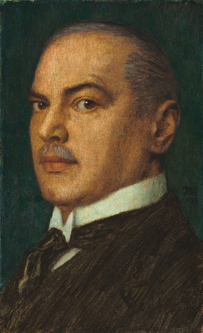 Et selvportrett, 1923 av Franz von Stuck