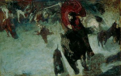 Vânătoarea sălbatică norvegiană av Franz von Stuck
