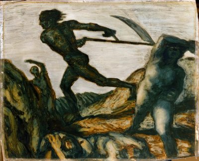 Franz von Stuck, Reaperen / maleriet, rundt 1923 av Franz von Stuck