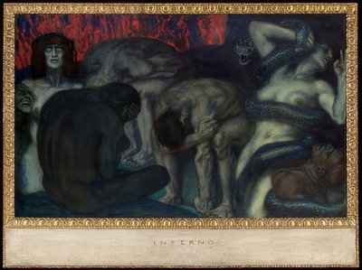 Helvete. 1908 av Franz von Stuck