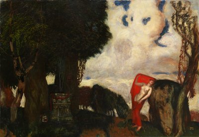 Iphigenia i Tauris, ca. 1890. av Franz von Stuck