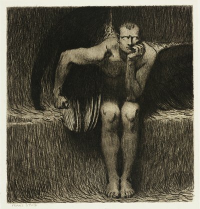 Lucifer av Franz von Stuck