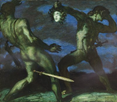 Perseus med hodet til Medusa av Franz von Stuck