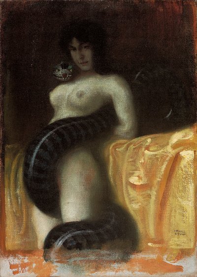 Sensualitet, ca. 1891 av Franz von Stuck