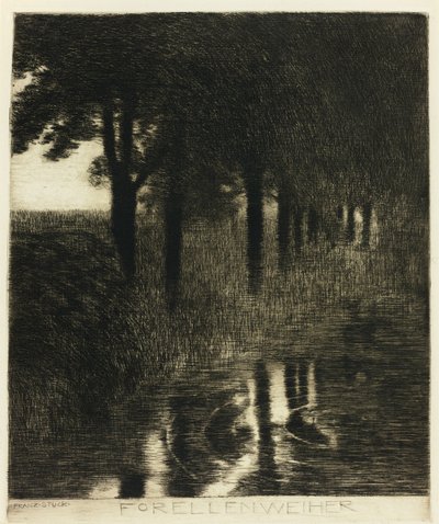 Ørretbassenget av Franz von Stuck