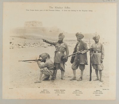 The Khyber Rifles, 1900 ca av Fred Bremner