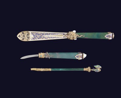 Napoleon III-sak nødvendig for embetet, ca. 1864-66 av Frederic Jules Rudolphi