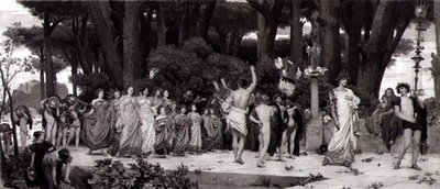 The Daphnephoria, trykt i Paris av Photogravure Goupil, pub. av The Fine Art Society av Frederic (after) Leighton