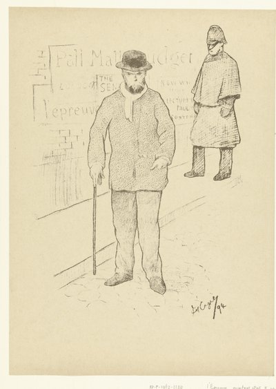 Portret van dichter Paul Verlaine i London Paul Verlaine i London The Trial (serietittel) av Frederic Auguste Cazals