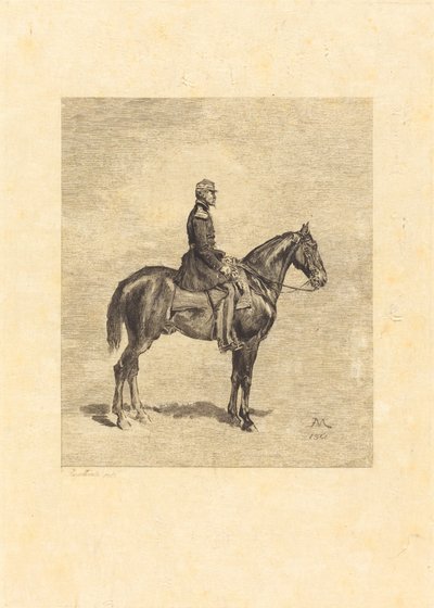 Rytter av Frederic Auguste La Guillermie after Jean Louis Ernest Meissonier