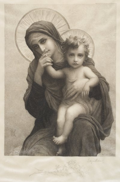 Madonna og barn av Frederic Auguste Laguillermie