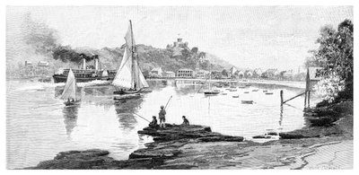 Manly beach, Sydney, New South Wales, Australia, 1886. av Frederic B. Schell