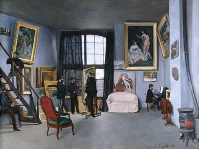 Bazilles studio av Jean Frederic Bazille