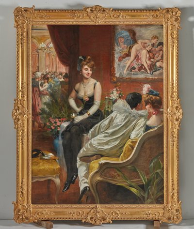 Kostymeballet (olje på lerret) av Frederic Dufaux