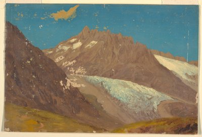 Alpint landskap av Frederic Edwin Church