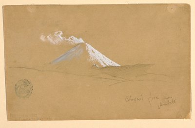 Cotopaxi fra nær Ambato, Ecuador av Frederic Edwin Church