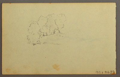 Tegning, Skyer, 1844 av Frederic Edwin Church