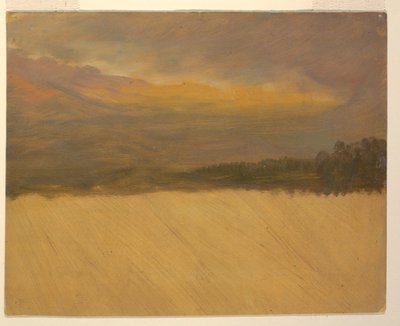 Tegning, Fjelllandskap, 1860–70 av Frederic Edwin Church