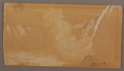 Større del av Horseshoe Falls, sett fra den kanadiske siden av Niagara-elven av Frederic Edwin Church