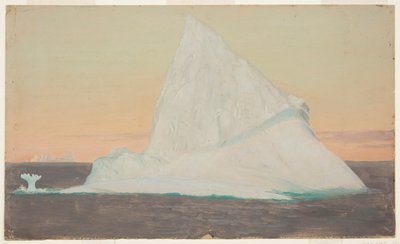 Isfjell og isblomst av Frederic Edwin Church