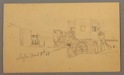 Jaffa Street Corner, Palestina [Tel Aviv, Israel] av Frederic Edwin Church