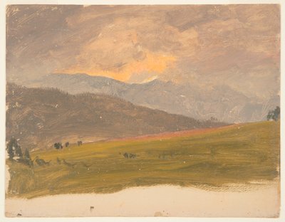 Landskap, Hudson Valley av Frederic Edwin Church
