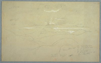 Landskap ved solnedgang, Jamaica av Frederic Edwin Church