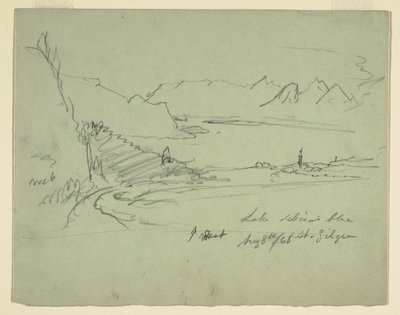 Landskap i Østerrike, 5. august 1868 av Frederic Edwin Church