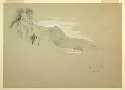 Landskap nær Huino, Mexico av Frederic Edwin Church