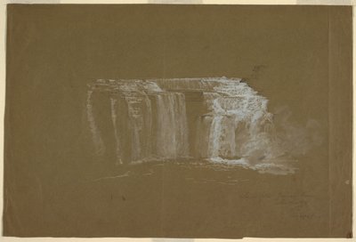 Lower Falls, Genesee River, Rochester, New York av Frederic Edwin Church