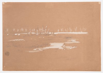 Myrlendt landskap nær Millinocket, Maine av Frederic Edwin Church