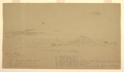 Mount Chimborazo ved solnedgang av Frederic Edwin Church