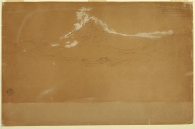 Mount Chimborazo, nær Guanojo og Guaranda, Ecuador av Frederic Edwin Church