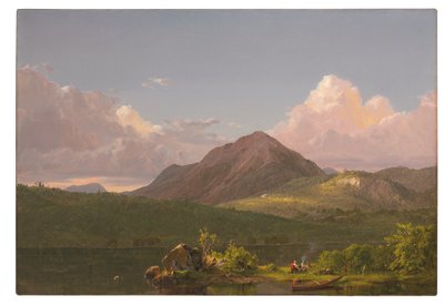Mount Newport på Mount Desert Island, ca. 1851-53 av Frederic Edwin Church