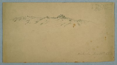 Mount Pichincha fra Chillo, Ecuador av Frederic Edwin Church