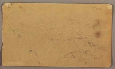Fjelllandskap, Jamaica av Frederic Edwin Church