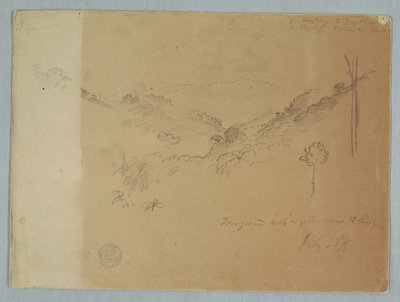 Fjelllandskap nær Jorje, Ecuador av Frederic Edwin Church